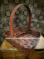 #WGPB-CR Primitive "Colonial Red" Pie Basket