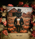 #HGC1067 "MR JAX" Harvest Cat 🐈  8x10 Canvas Print
