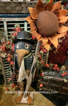 #RC-FCS Primitive "BERT" The Primitive Crow With Tall Sunflower 🌻 Handmade by Rugged Chic