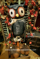 #RC-FWL Primitive "ALFRED" The Primitive Owl 🦉Handmade by Rugged Chic