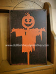 #CT-HSJK  "Spooky Jack" Wood Hanging Picture