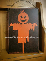 #CT-HSJK  "Spooky Jack" Wood Hanging Picture