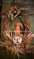 #RSN-F4 Primitive "Otto" Fall Wreath