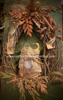 #RSN-F5 Primitive "Fall Harvest" Wreath