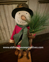 #RCW-S1 Snowman "STAN" By RUGGED CHIC