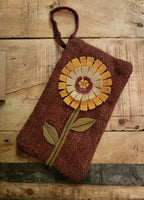 #HSD214898 "Jasmine Rust" Folkart Wool Pouch