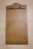 #WHC-M Primitive "Distressed Mustard" Wood Calendar Holder