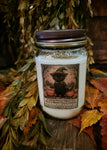 #HC16BC "Black Cat Trick or Treat" Soy Wax 16 oz Jar Candle