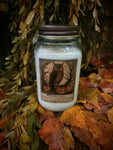 #WHOOJAR24 Herbal Star 🦉 "Cinnamon, Clove & Pumpkin" 24oz Soy Jar Candle