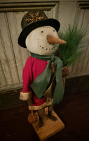 #RCW-S1 Snowman "STAN" By RUGGED CHIC