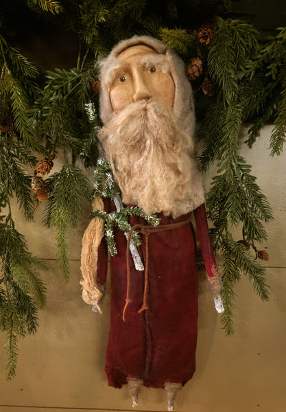 #HOLHSAN  Primitive Hanging Santa