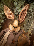 #RC25-M Primitive Hanging "Maribelle" Rabbit 🐰 By RUGGED CHIC