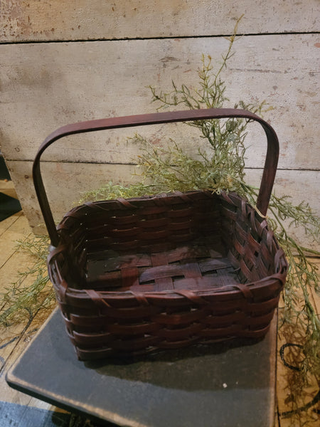 #WGFR-CR Primitive "Colonial Red" Fruit Basket MADE IN THE USA