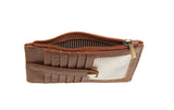 #L8141-141 "Walnut" Penny Mini Travel Wallet