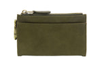 #L8213-03 "Olive" Bobbie Bifold Wallet With Carabiner