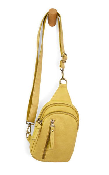 #L8166-04 "Sunshine Yellow" Skylar Sling Bag