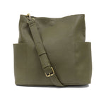 #L8089-03 "Olive" Kayleigh Side Pocket Bucket Bag