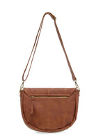 #L8214-62 "Saddle" Selma Saddle Crossbody Bag