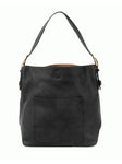 #L8008-000  "Black" Hobo Bag with "Black" Handle