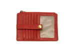 #L8141-132 "Deep Berry" Penny Mini Travel Wallet