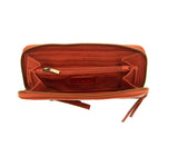 #L8107-130 "Terracotta" Chloe Zip Around Wallet/Wristlet