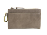 #L8213-17 "Dark Taupe" Bobbie Bifold Wallet w/ Carabiner