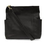 #L8089-00 "Black" Kayleigh Side Pocket Bucket Bag