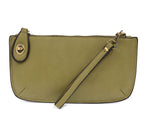 #L8000-118 "Willow Green" Mini Crossbody Wristlet Clutch