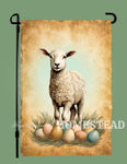 #GF-1107 "Easter Lamb" Garden Flag