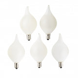 4237021 Box of 5 White Matte Kismet Replacement Bulbs