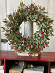 XND2006  22In Holly Wreath w/ Berries