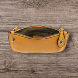 #L8000-142 "Honey" Mini Crossbody Wristlet Clutch