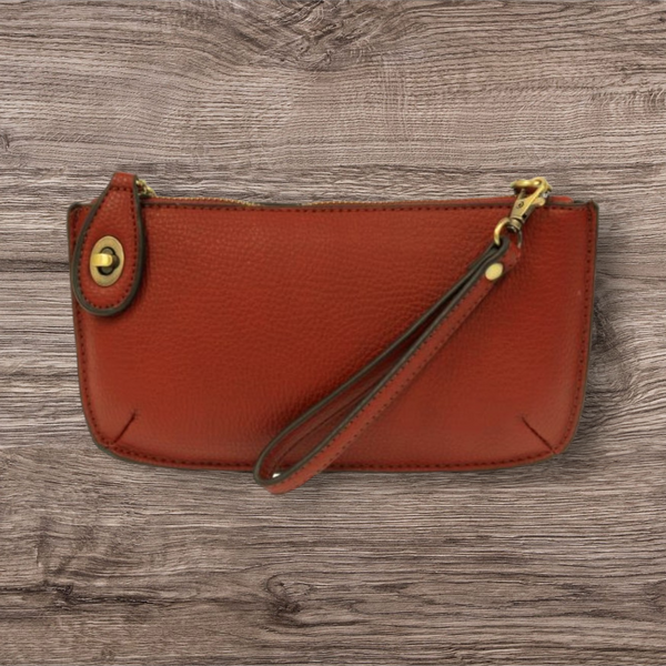 #L8000-530 "Garnet" Mini Crossbody Wristlet Clutch