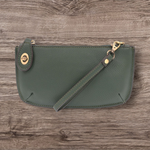 #L8000-59 "Chive" Mini Crossbody Wristlet Clutch