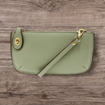 #L8000-72 "Sage" Mini Crossbody Wristlet Clutch