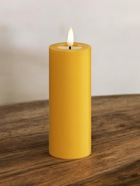 #RF-0446  2x5In Curry LED Candle