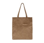 #L8248-014 "Camel" Tabitha Front Slip, Pocket Magazine Tote