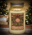 BAYBJAR24  Bayberry & Rose-Merry Mint 24oz Soy Jar Candle