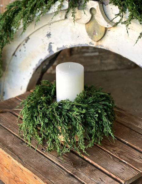 XVP9767  6.5In Emerald Falls Candle Ring