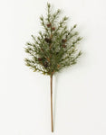 #PX1213  Realistic 21" Cedar Pine Pinecone Pick