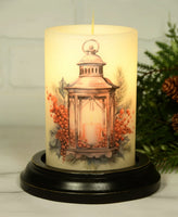 #6VP-CCL/V "Copper Christmas Lantern" Vanilla Wax Candle Sleeve (MADE IN THE USA)