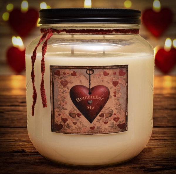 #RM64 Valentine's ♥️"REMEMBER ME"❤️ 64oz Jar Candle