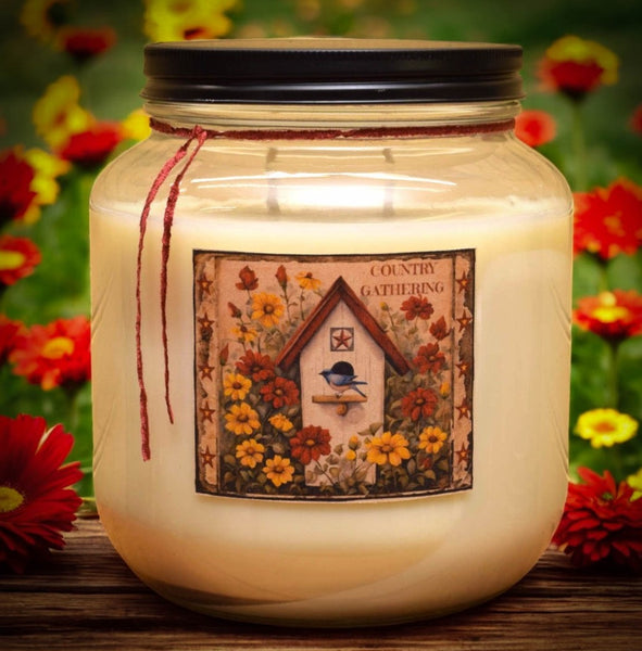 #CG64  Country Gathering Jar Candle-64oz