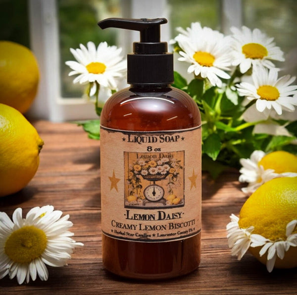 #LMD8S  Lemon 🍋 Daisy 8oz Liquid Hand Soap