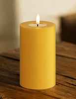 #RF-0455 Flameless "Mustard Curry" 4x8 Inch Candle