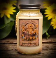 #VACU24  "Sweet Peep" 🐥Vanilla Custard 24oz Jar Candle