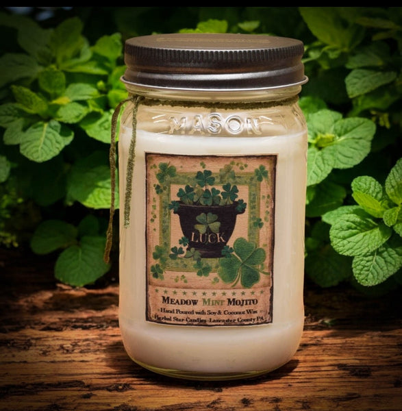 #MMM16 "Meadow Mint Mojito" ☘️ 16oz Jar Candle