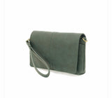 #L8189-67  "Dark Teal" Everly Organizer, Flap Crossbody