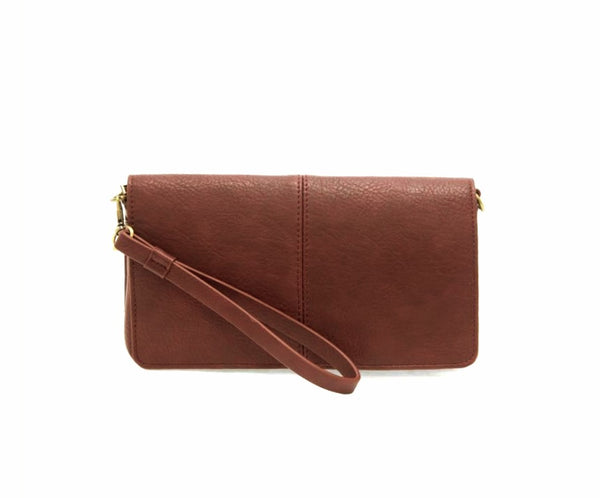 #L8189-53  "Boysenberry" Everly Organizer, Flap Crossbody