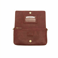 #L8189-53  "Boysenberry" Everly Organizer, Flap Crossbody